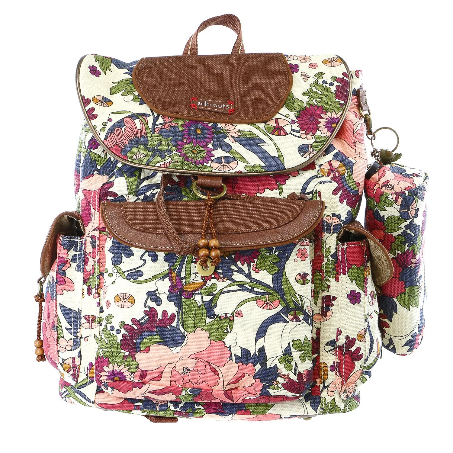 Sakroots Artist Circle Flap Backpack