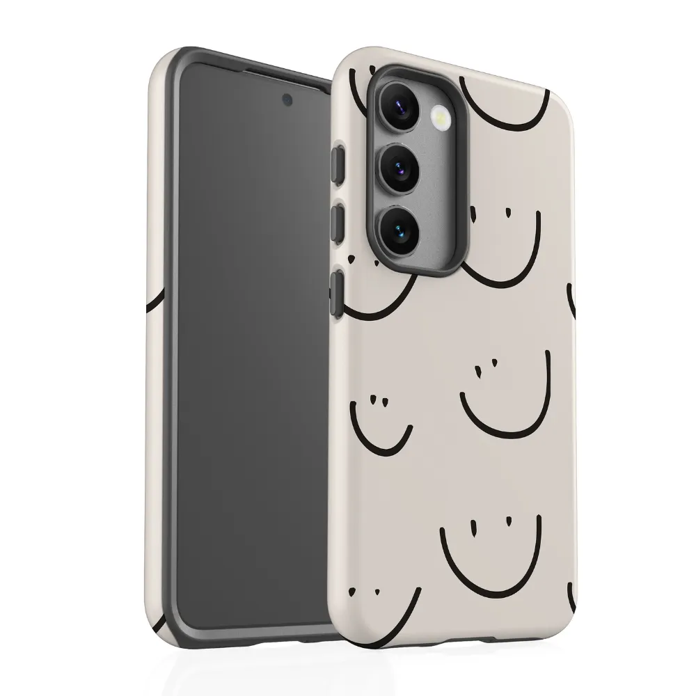 Samsung Phone Case - Smiley Doodle