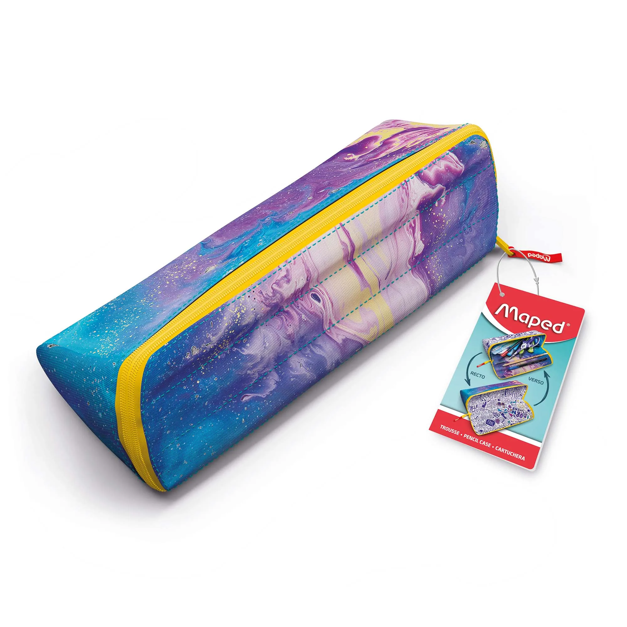 School Pencil Case - Trendy Purple