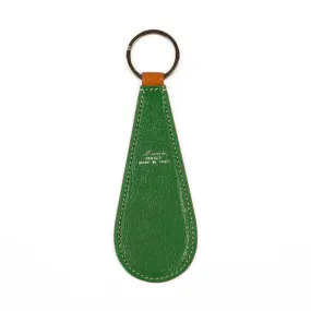 Shoe horn, Vert Vif green goatskin