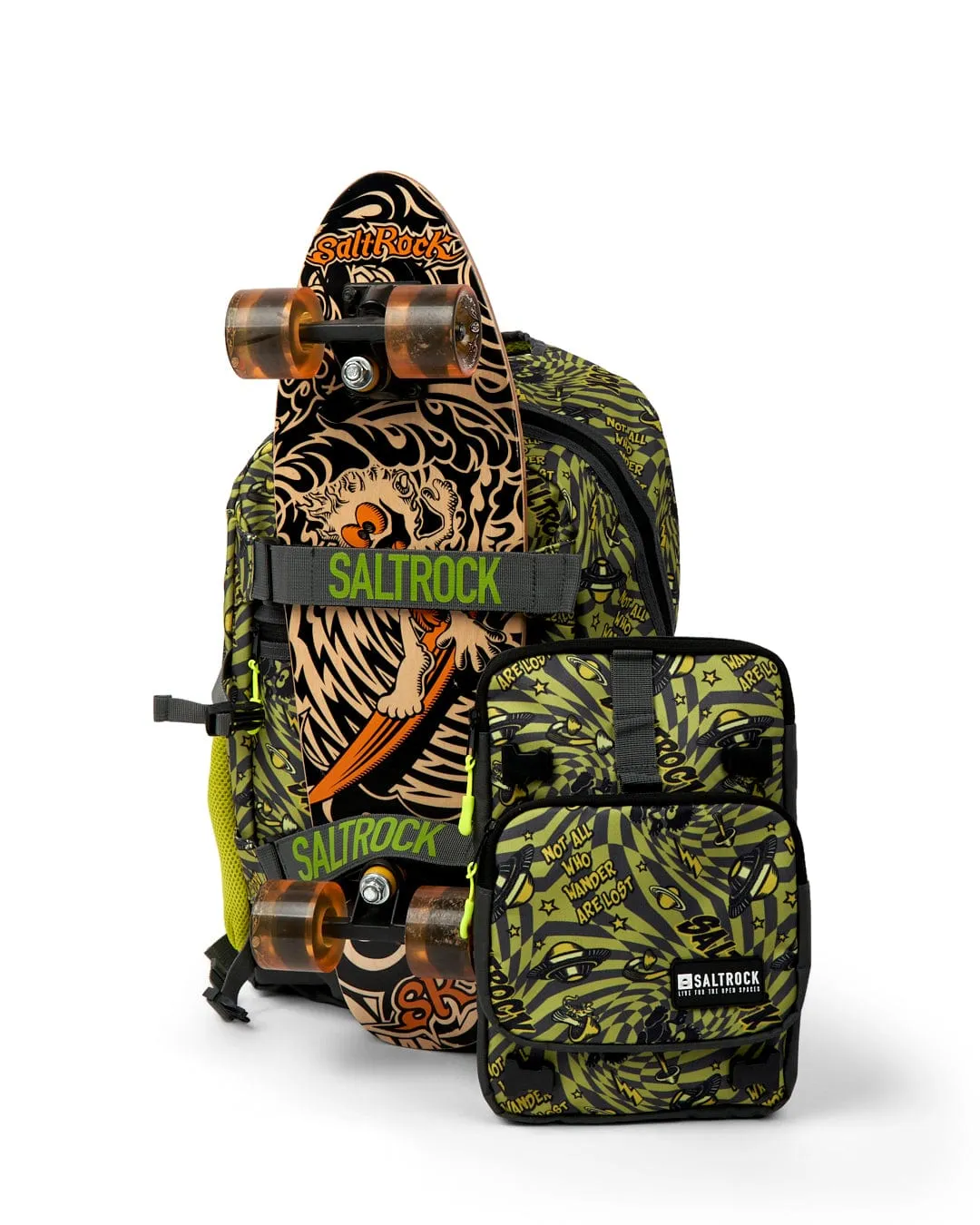 Skatepack Pro - 2 in 1 Backpack - Green