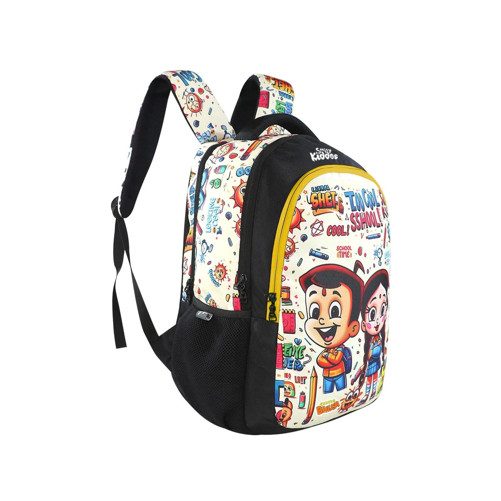 Smily Kiddos - Licensed Chhota Bheem Junior Backpack Too Cool III - Yellow