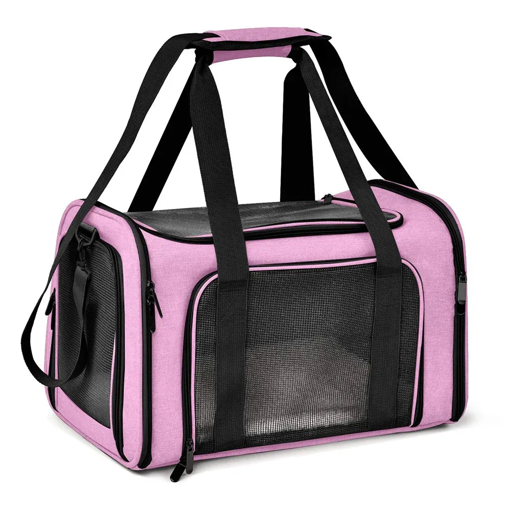 Soft-Sided Dog Carrier Bag for Small Pets, Airline Approved