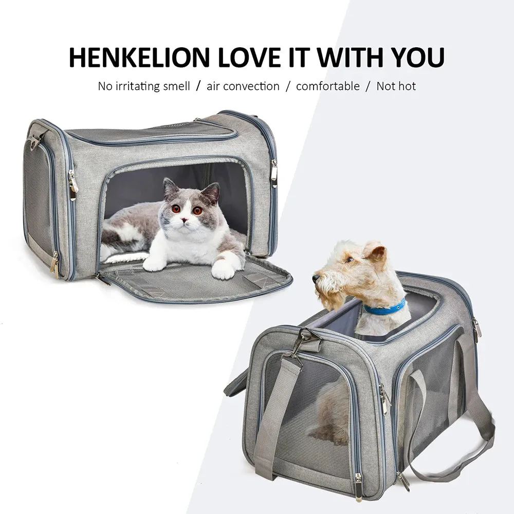 Soft-Sided Dog Carrier Bag for Small Pets, Airline Approved