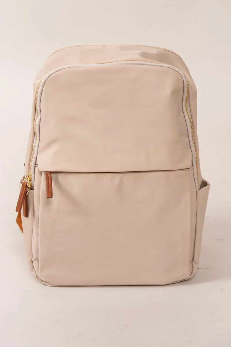 Sophistication Backpack - Tan