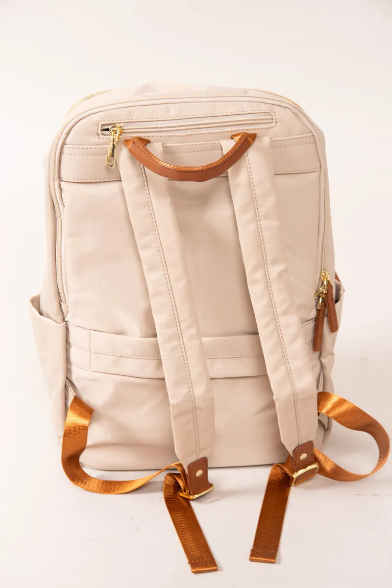 Sophistication Backpack - Tan