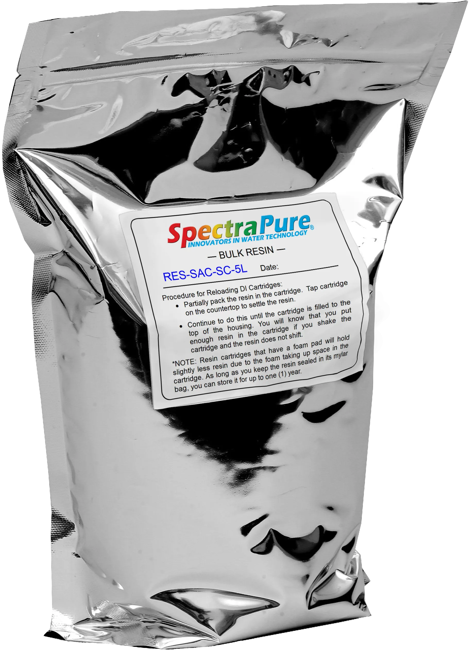 SpectraPure® Cation Semiconductor DI Resin - Bulk Bags - RES-SAC-SC