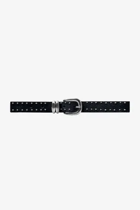 STUDDED LEATHER BELT