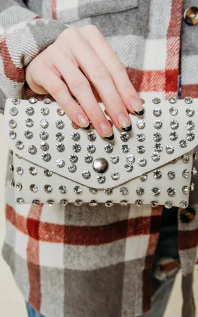 Studded Mini Belted Bag - Final Sale**