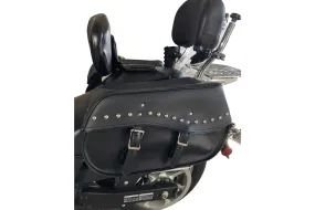 Studded Throw-Over Cruiser Saddlebags