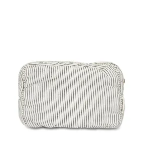 Studio Feder Toiletry Bag – Black Pin Stripe