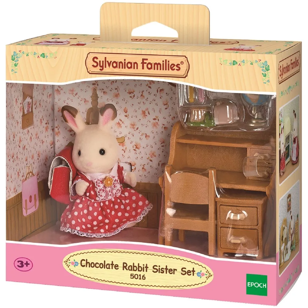 Sylvanian Families 5016 Chocolate Rabbit Sister Set