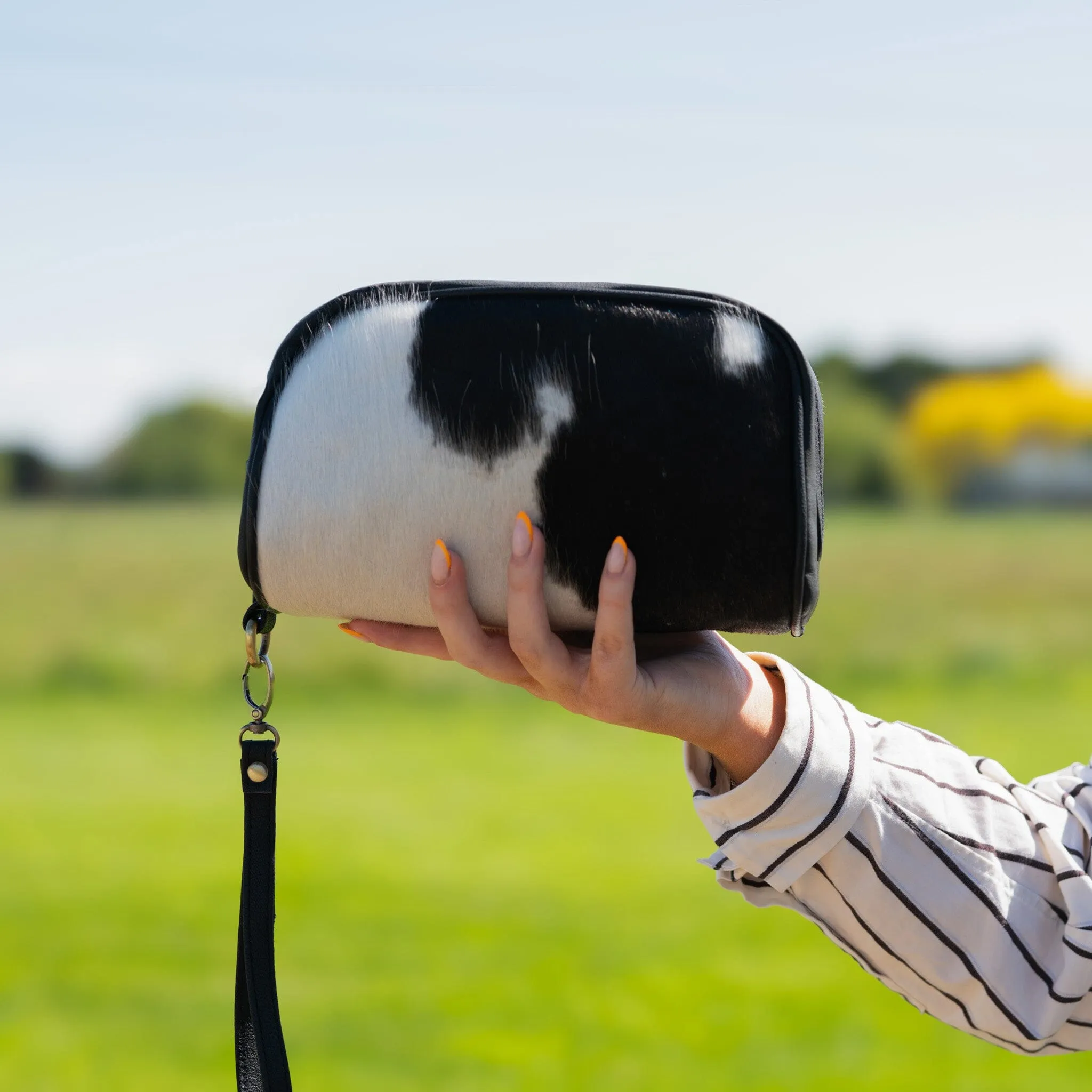 The Go-To Cosmetic Cowhide Case