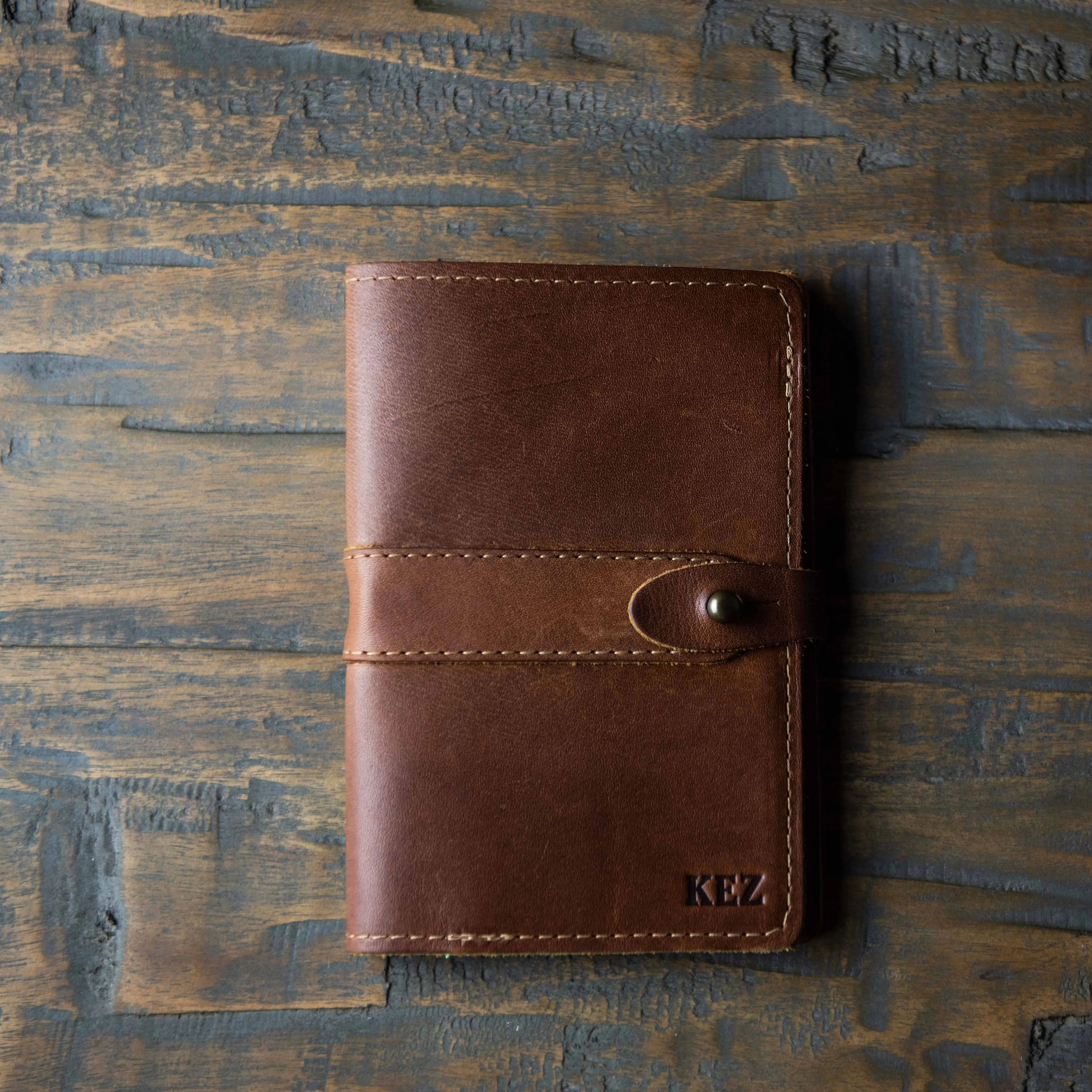 The Surveyor Fine Leather Pocket Journal Cover for Field Notes