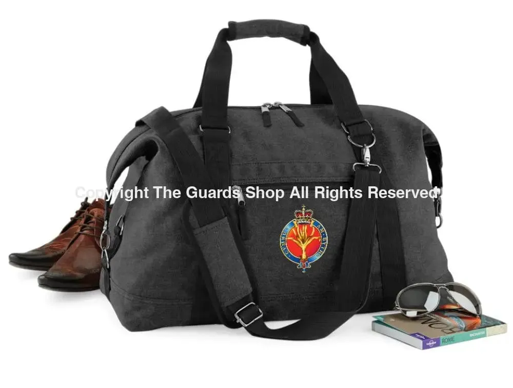 The Welsh Guards Vintage Canvas Satchel