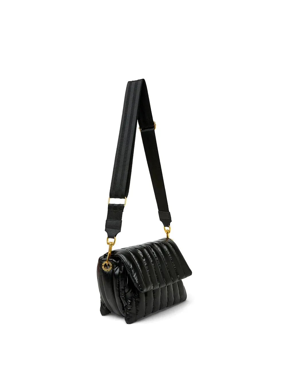 THINK ROYLN - BAR BAG | Pearl Black w/ Gold