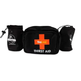 Thirst Aid Action Satchel  - Bum Bag for Beer - Incl. 2 x Cannular Coozies