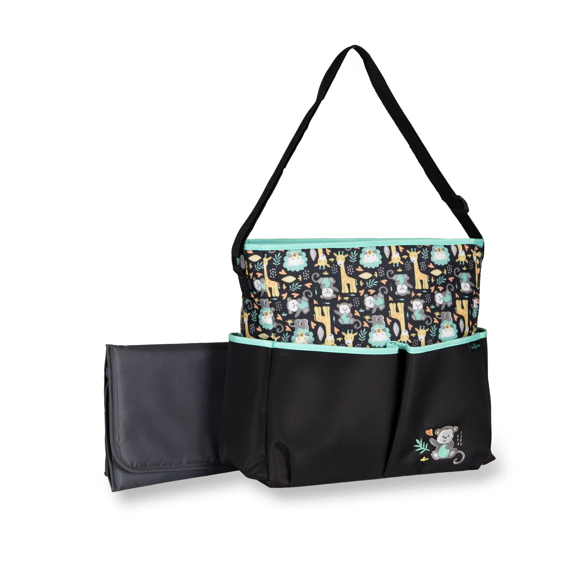 Tote Diaper Bag with Adjustable Shoulder Strap