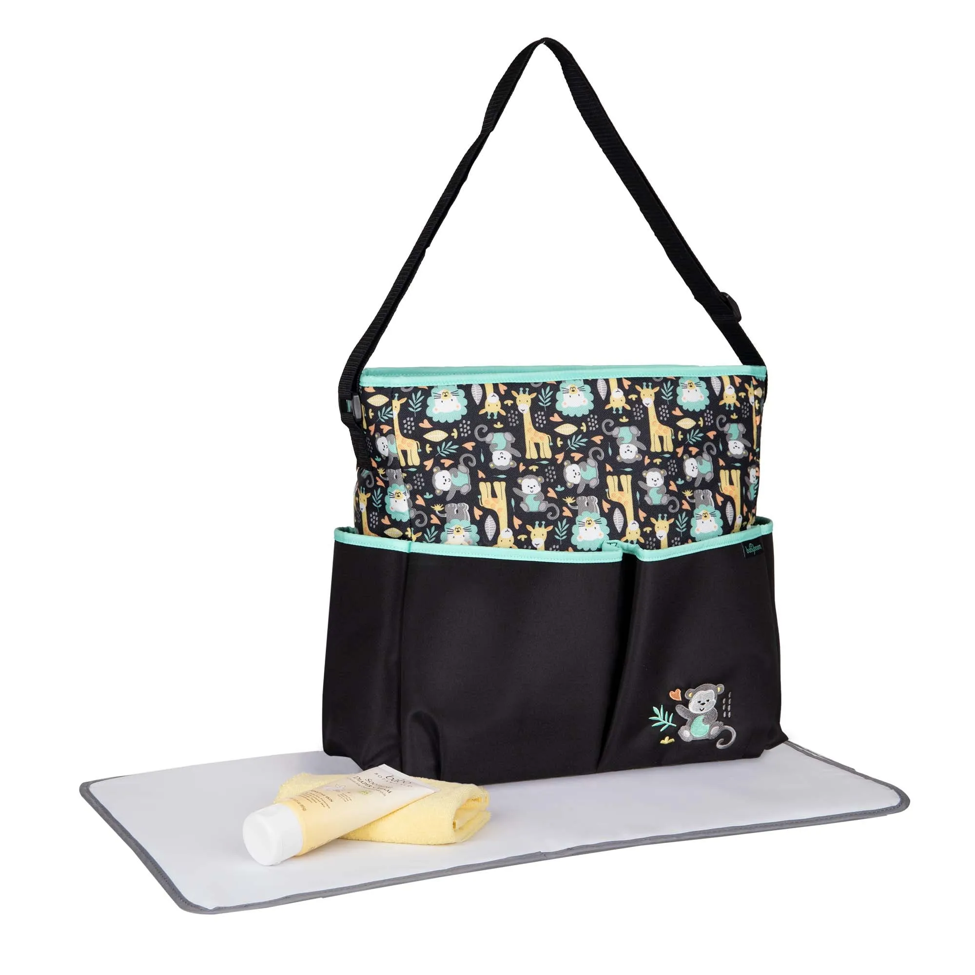 Tote Diaper Bag with Adjustable Shoulder Strap