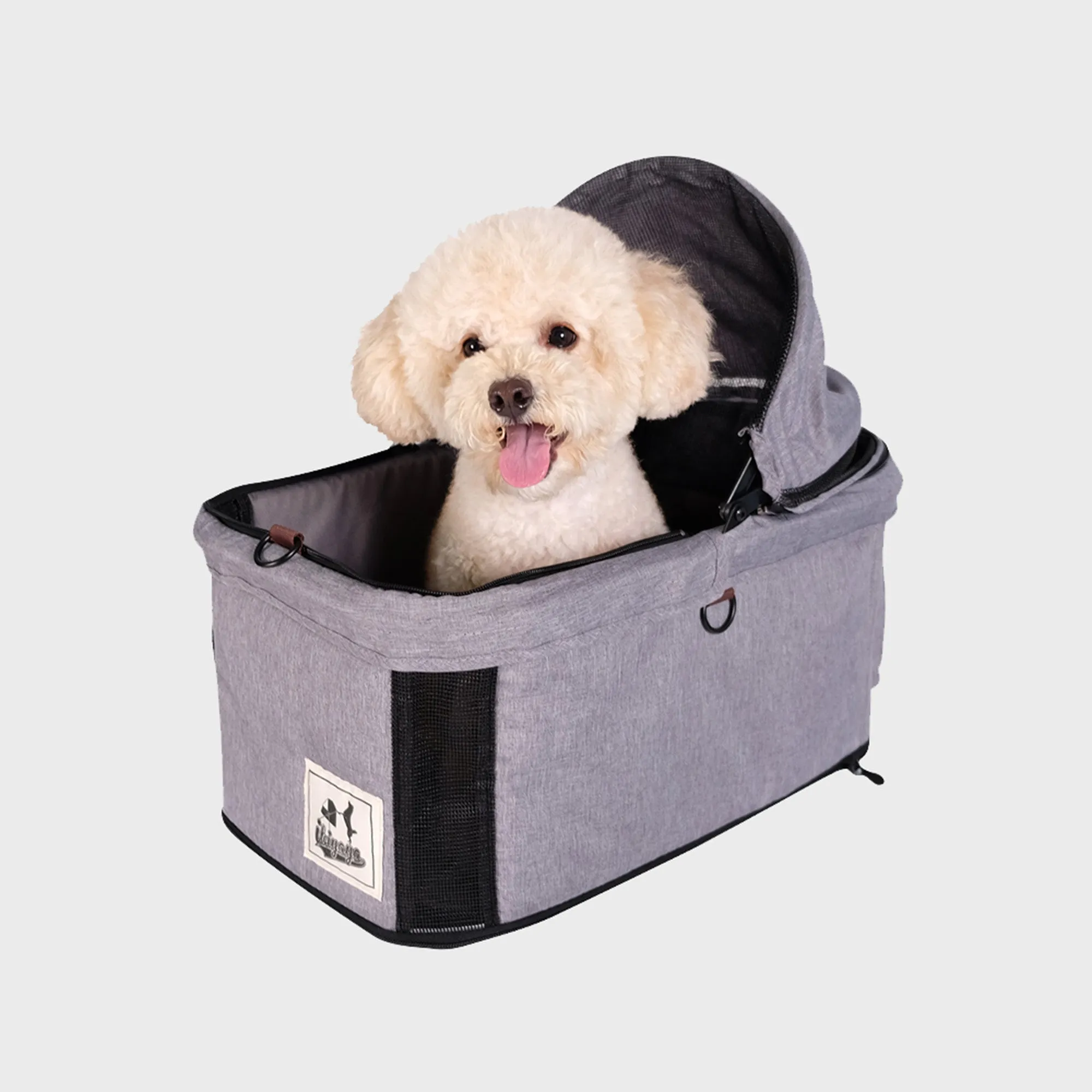 Travois Tri-fold Pet Travel System - Grey