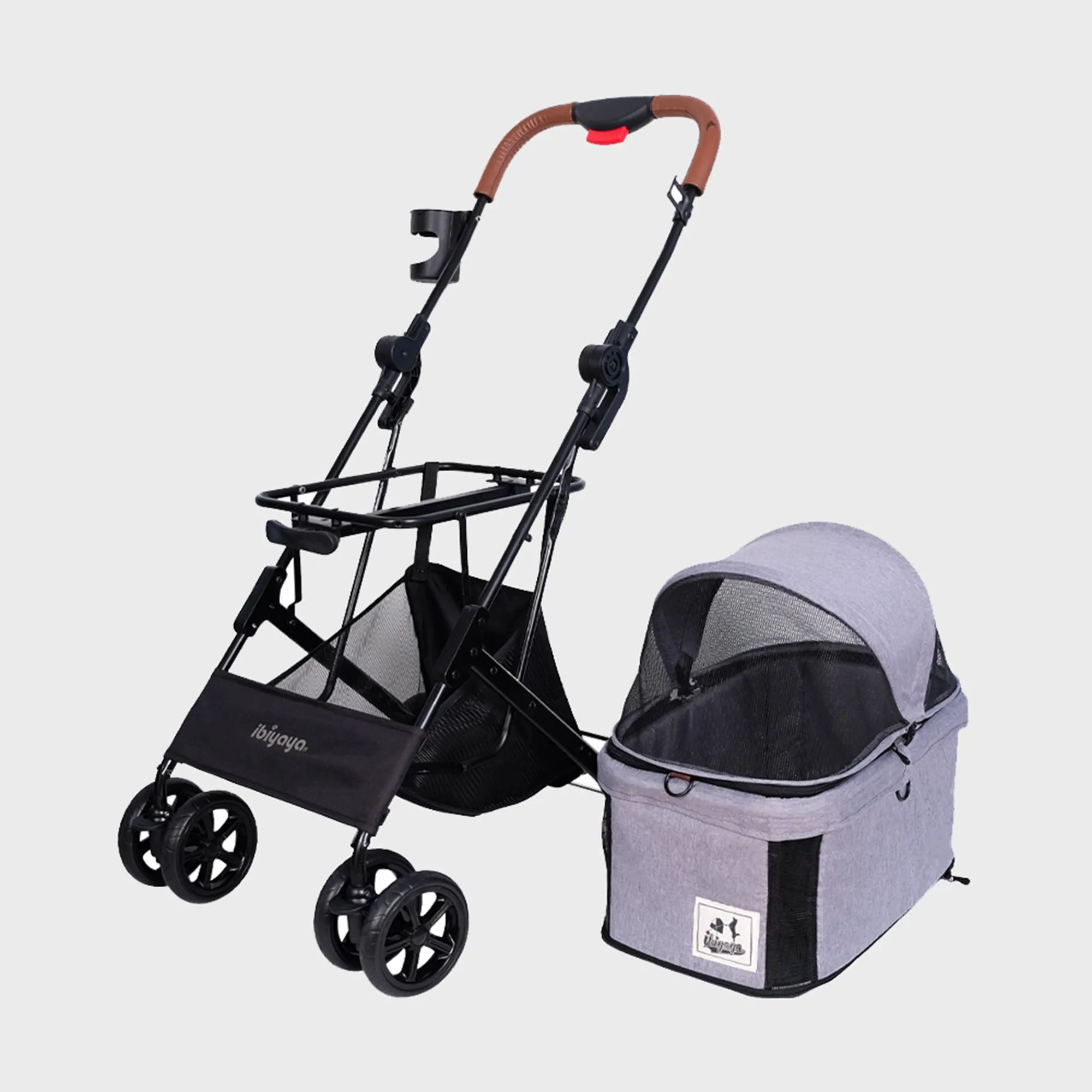 Travois Tri-fold Pet Travel System - Grey