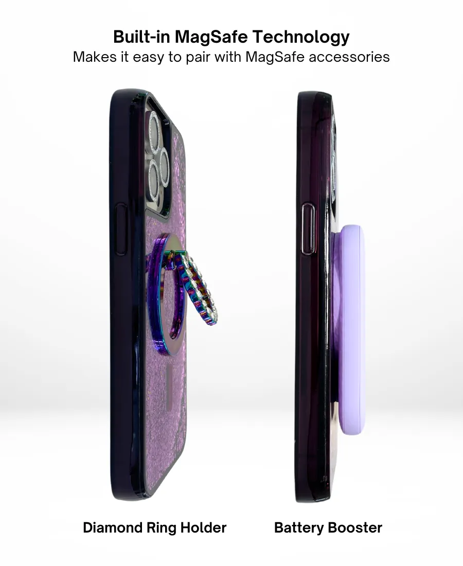 Ultimate Glitter MagSafe Set in Purple