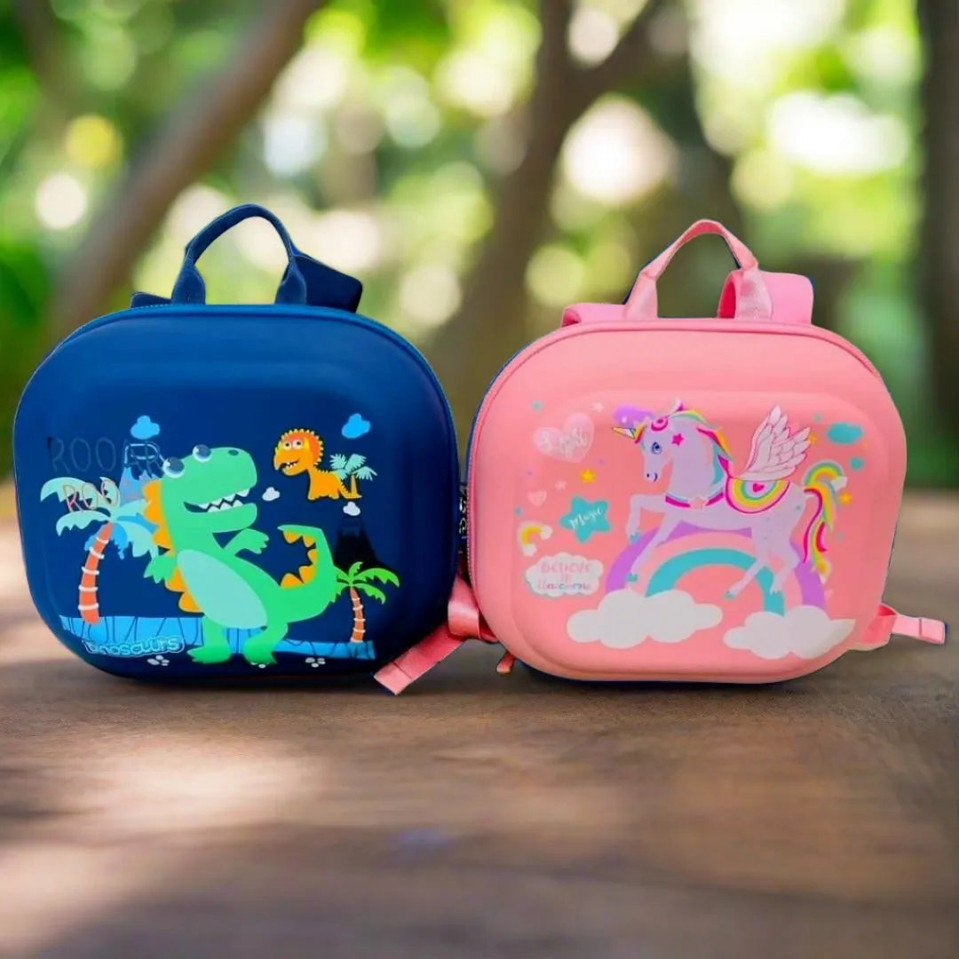 Unicorn & Dino HardShell Kids Backpack