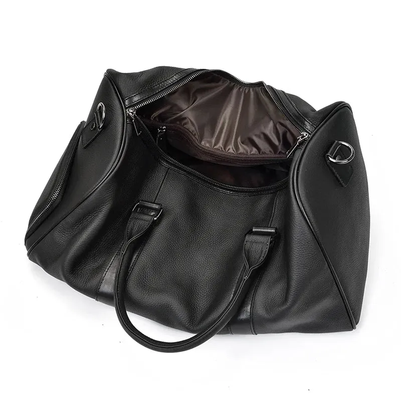 Unisex Genuine Leather Travel Bag