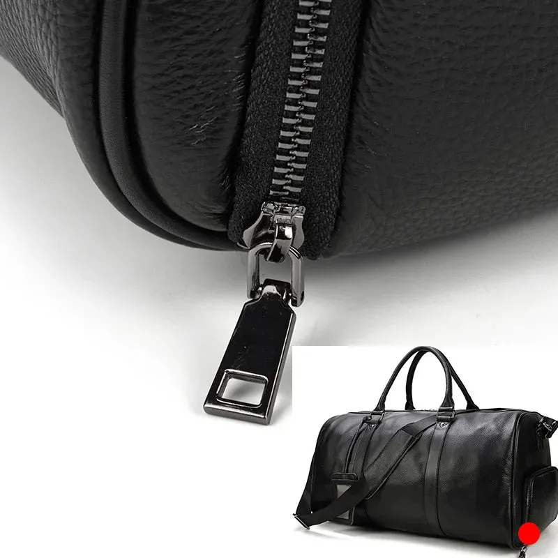 Unisex Genuine Leather Travel Bag