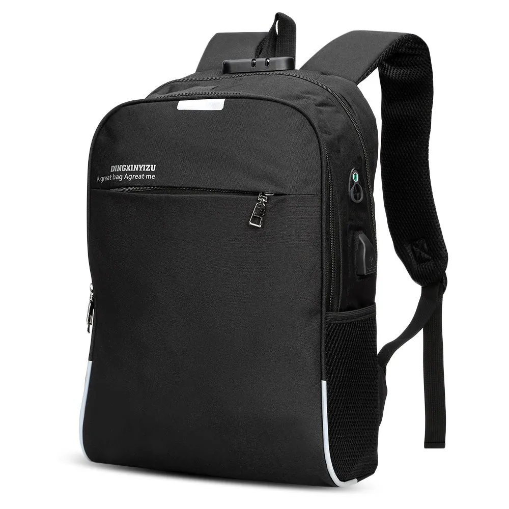 USB Charging Bag Night Reflection Anti-theft Backpack