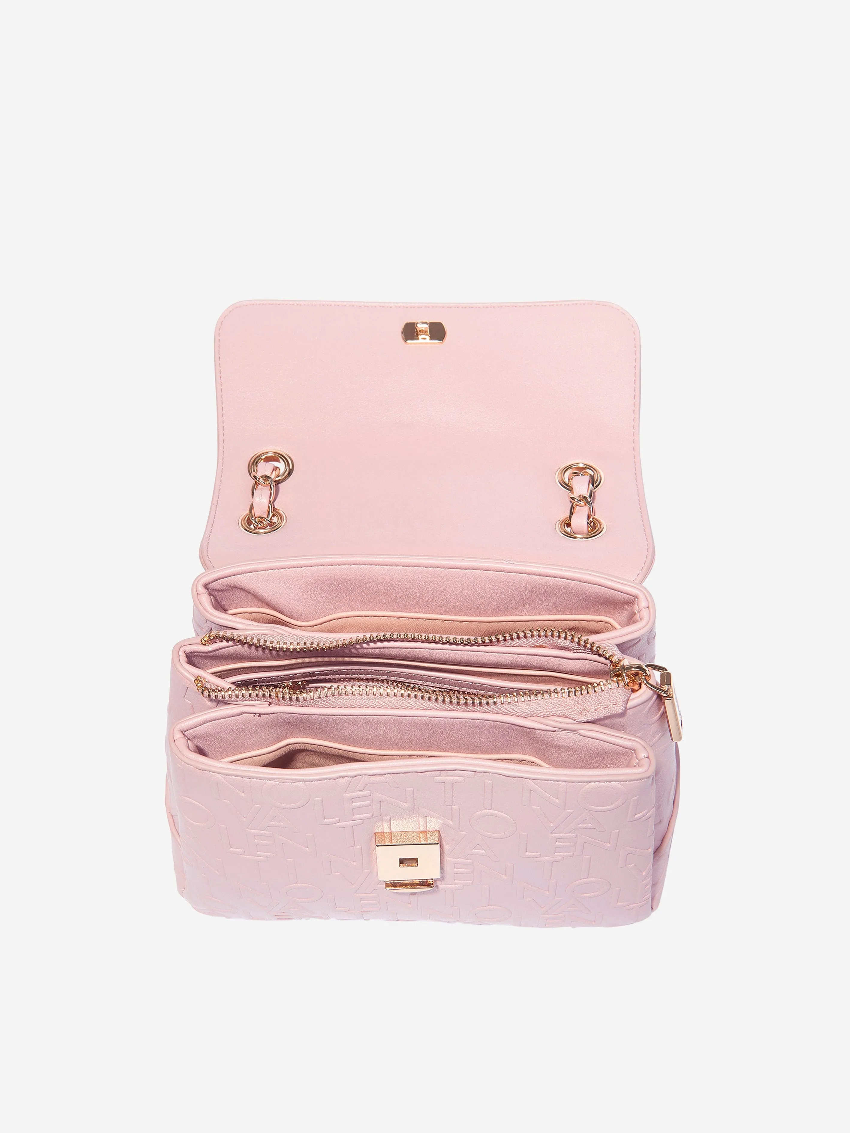 Valentino Girls Relax Flap Bag in Pink (20cm)