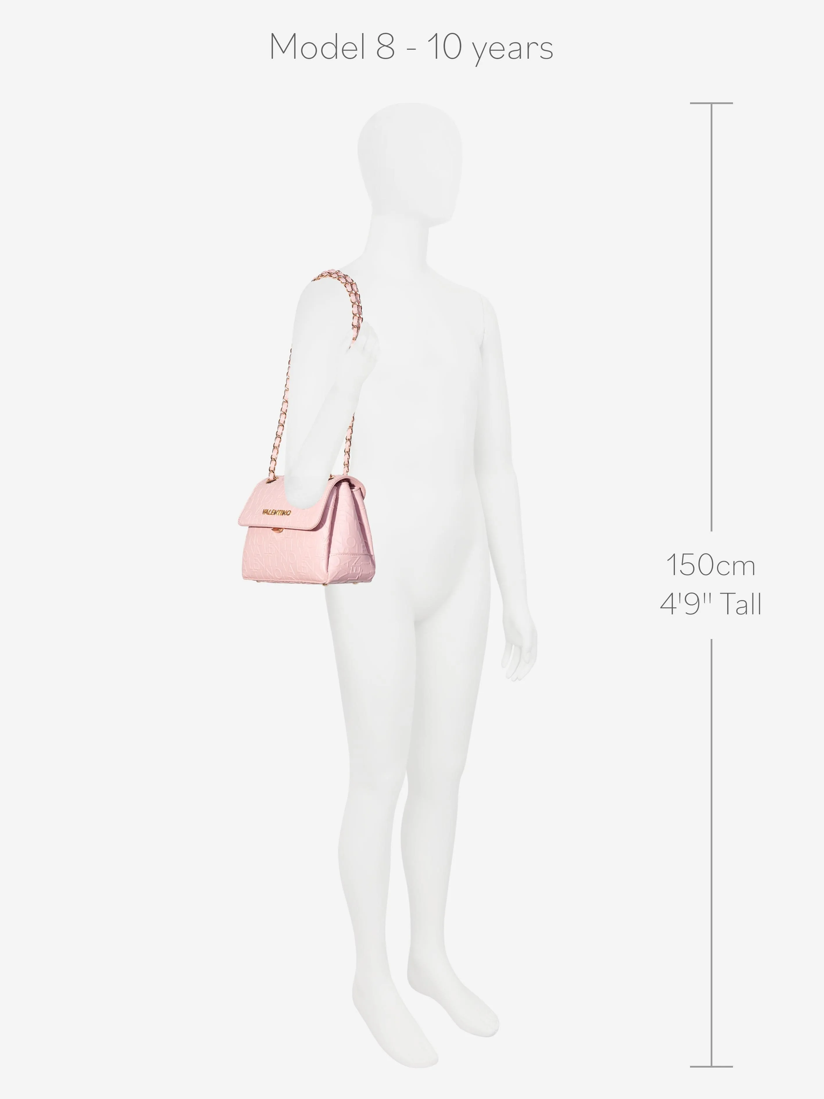 Valentino Girls Relax Flap Bag in Pink (20cm)