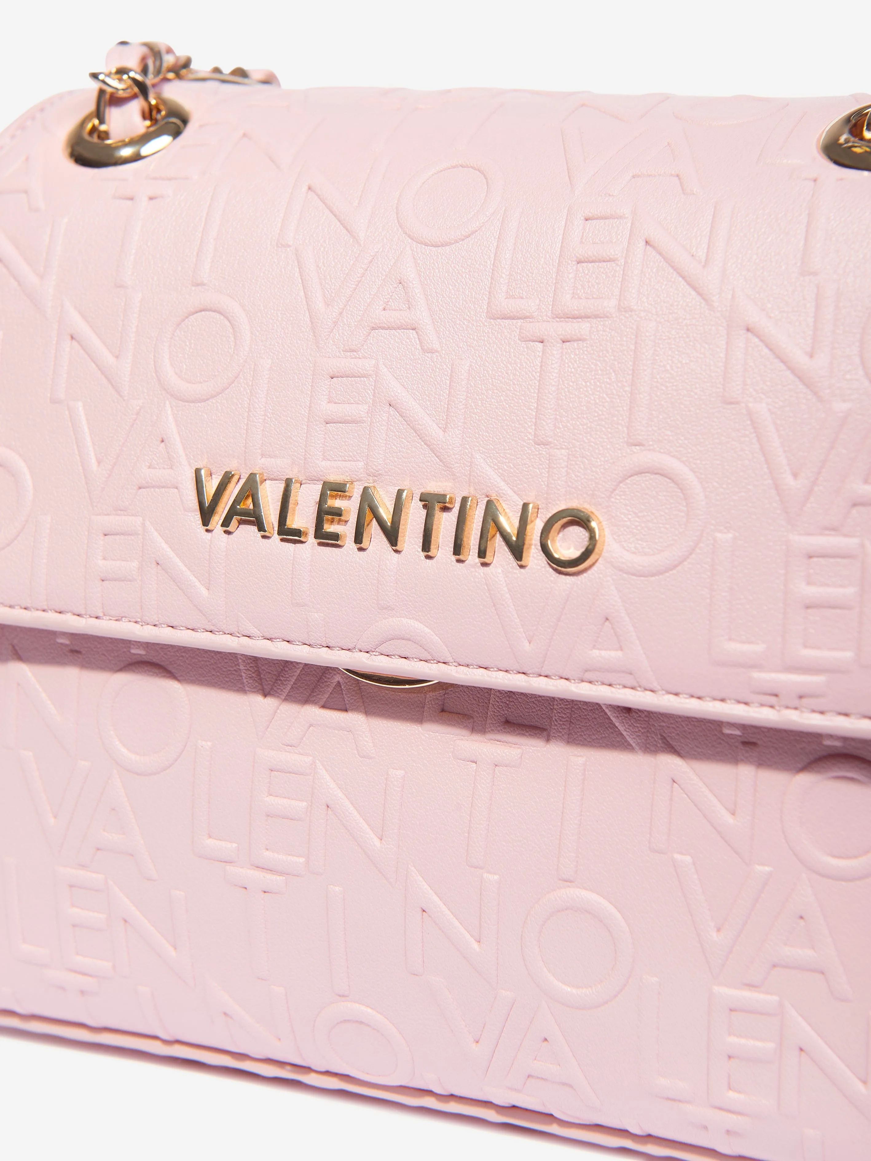 Valentino Girls Relax Flap Bag in Pink (20cm)