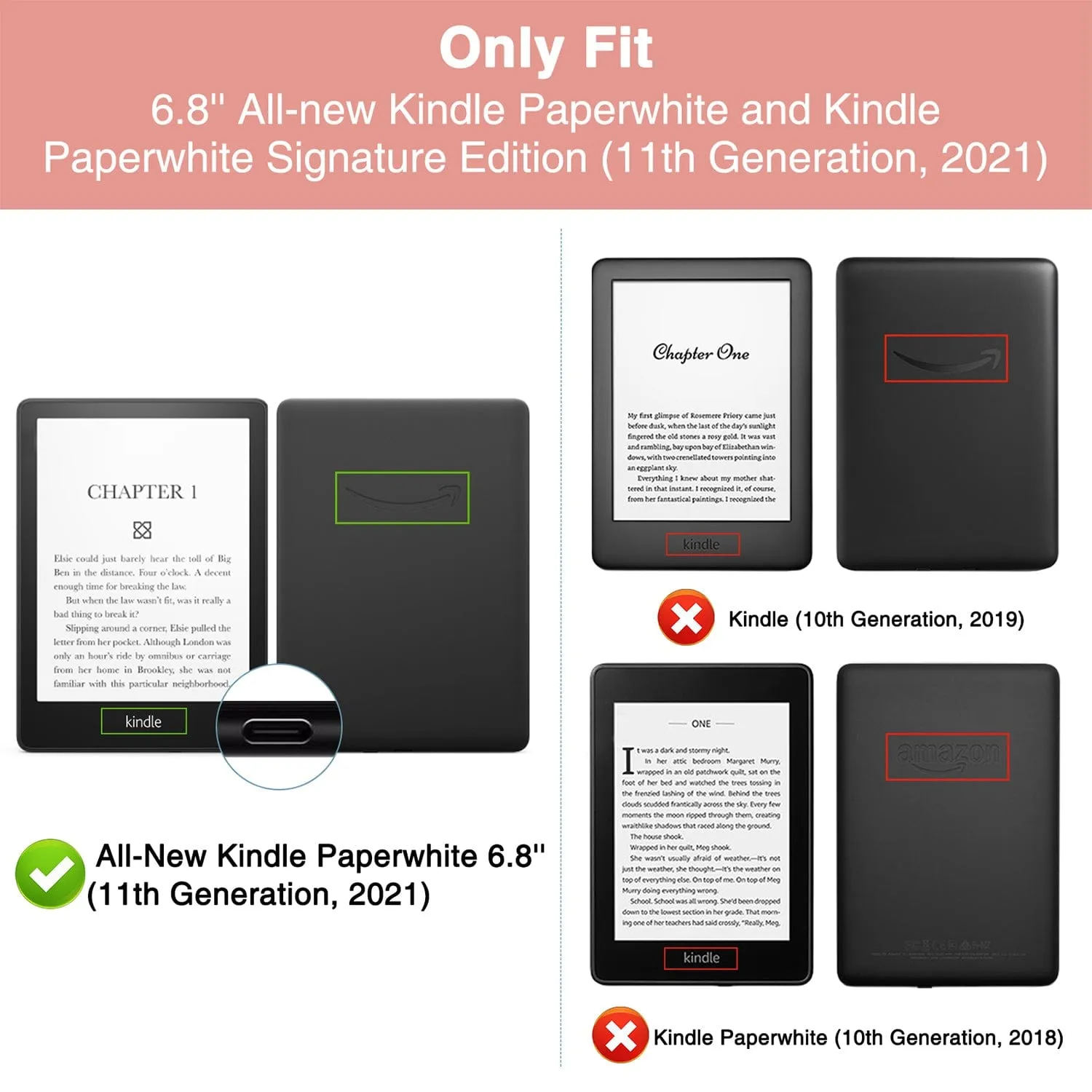 Venture Series Multi-Angle Case - Amazon Kindle Paperwhite (2021-2023)