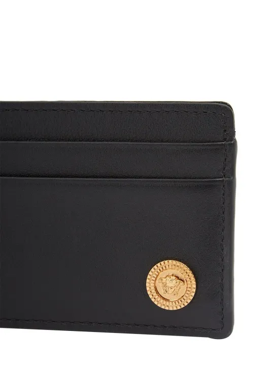 Versace   Leather logo card case 