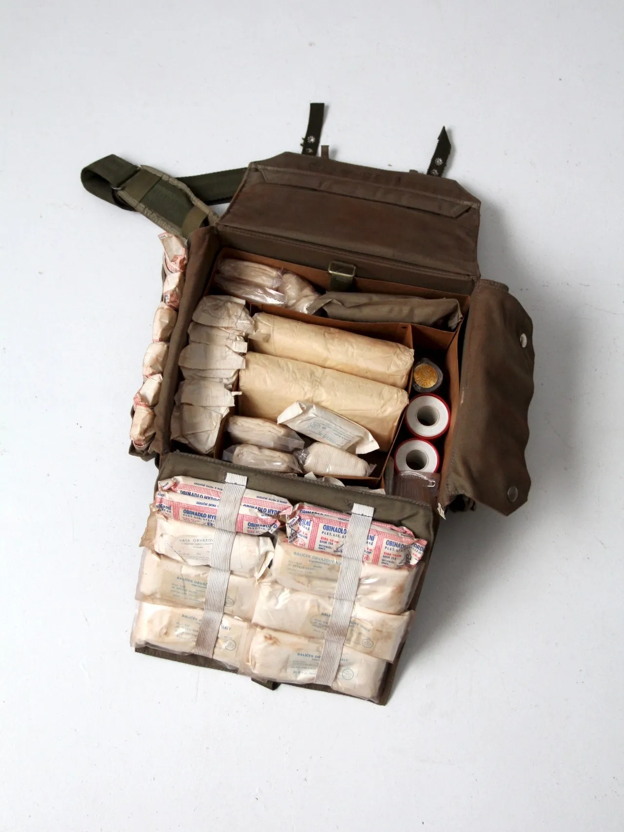 vintage Czech medic bag