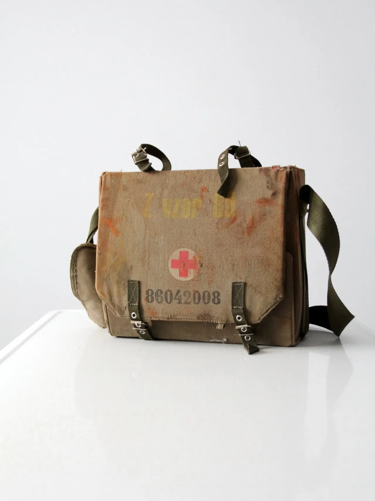 vintage Czech medic bag