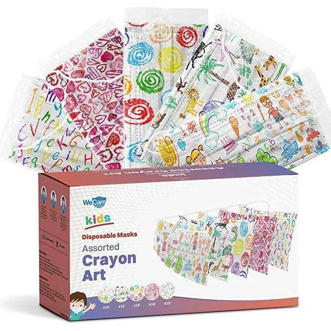 WeCare Kids Crayons Masks