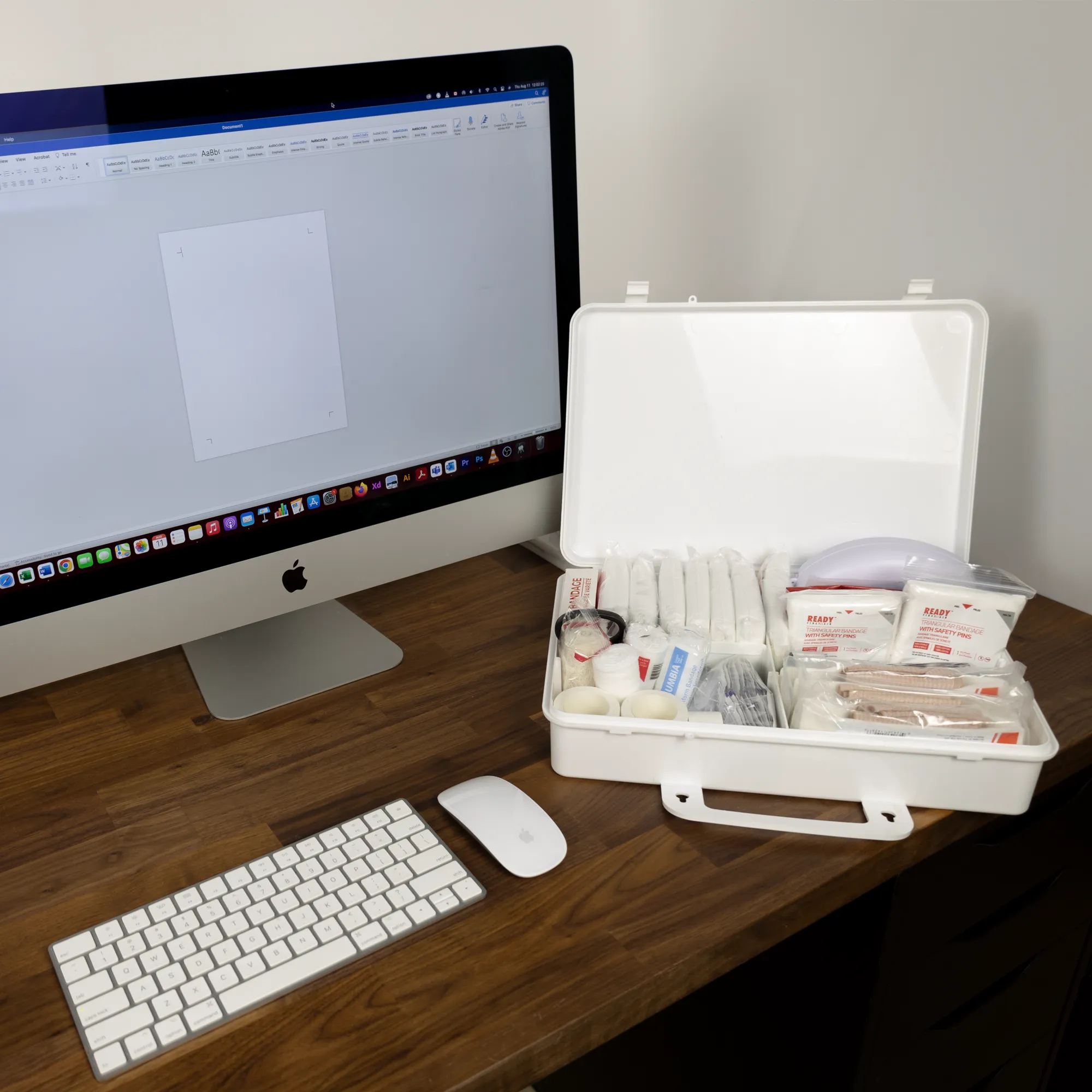 WorkSafeBC BC Basic First Aid Kit with Plastic Box