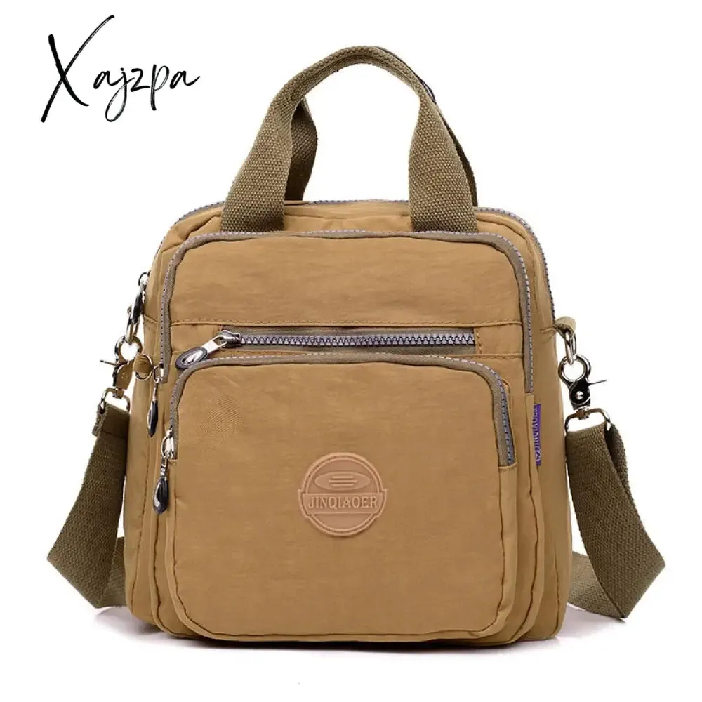 Xajzpa - Fashion one-shoulder backpack multifunctional travel waterproof mummy bag School Bags For Teenage Girls Anti Theft Backpack