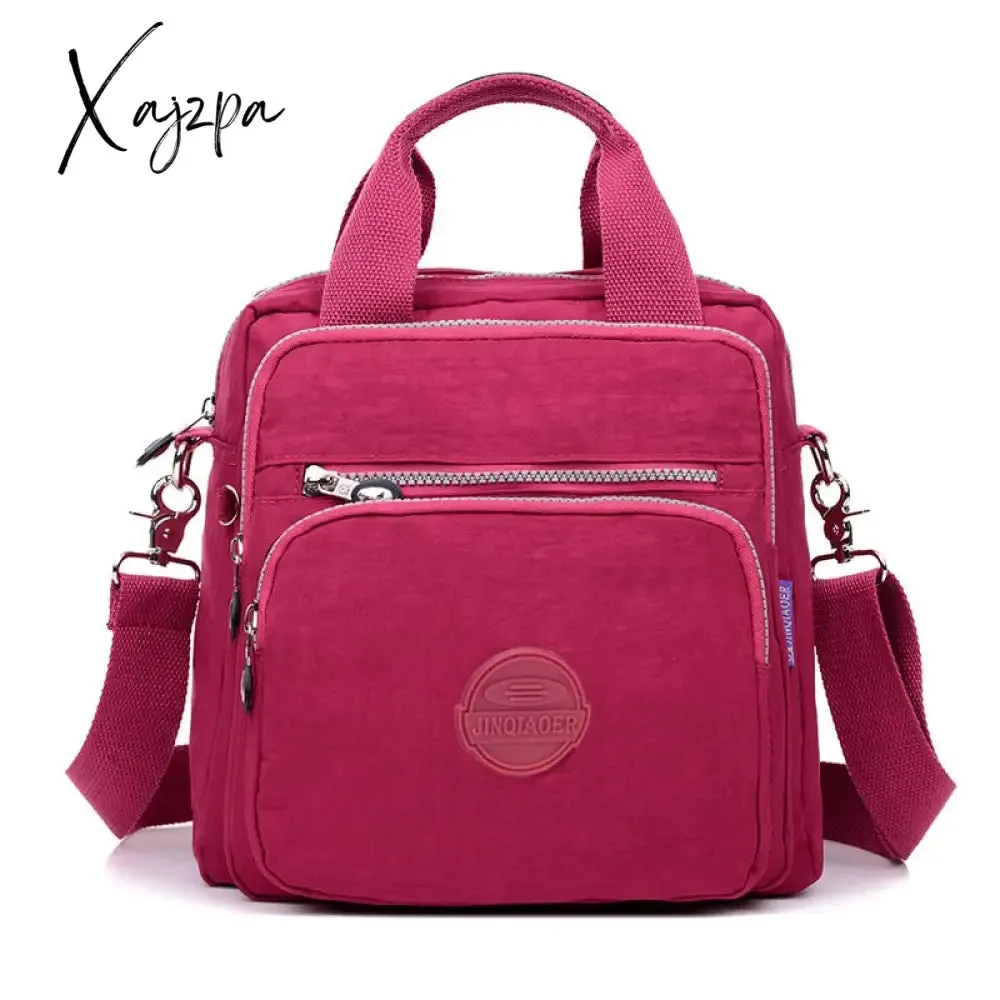 Xajzpa - Fashion one-shoulder backpack multifunctional travel waterproof mummy bag School Bags For Teenage Girls Anti Theft Backpack