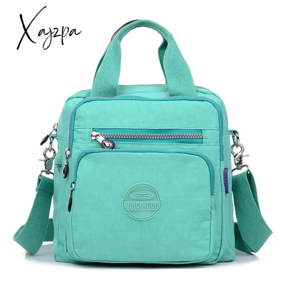 Xajzpa - Fashion one-shoulder backpack multifunctional travel waterproof mummy bag School Bags For Teenage Girls Anti Theft Backpack