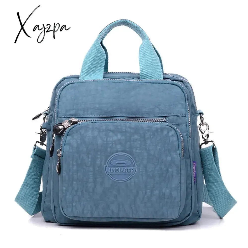 Xajzpa - Fashion one-shoulder backpack multifunctional travel waterproof mummy bag School Bags For Teenage Girls Anti Theft Backpack