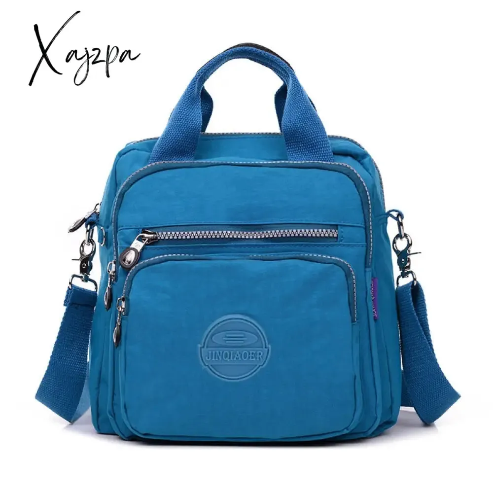 Xajzpa - Fashion one-shoulder backpack multifunctional travel waterproof mummy bag School Bags For Teenage Girls Anti Theft Backpack