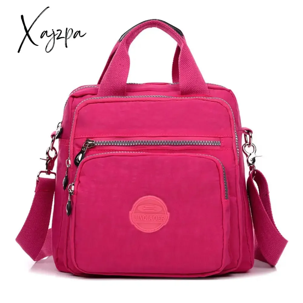 Xajzpa - Fashion one-shoulder backpack multifunctional travel waterproof mummy bag School Bags For Teenage Girls Anti Theft Backpack