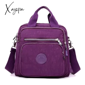 Xajzpa - Fashion one-shoulder backpack multifunctional travel waterproof mummy bag School Bags For Teenage Girls Anti Theft Backpack